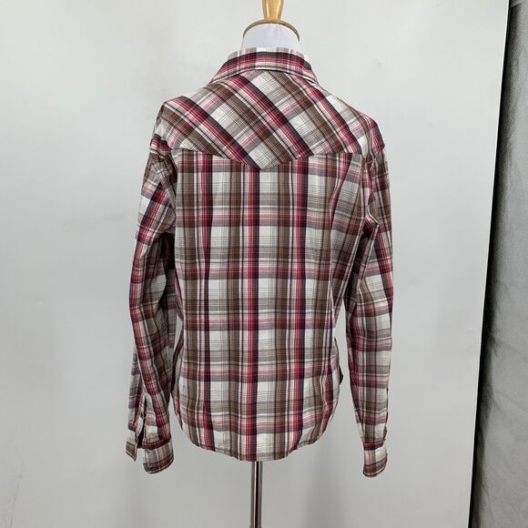 Cowgirl Hardware Shirt Womens XL Extra Large Pearl Snap Buttons Western Pocket - Picture 7 of 12